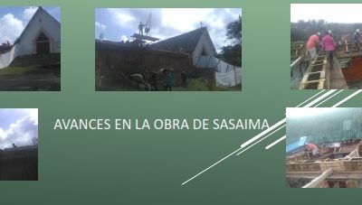 AVANCES EN LA OBRA DE SASAIMA