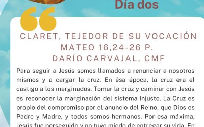 SEGUNDO DÍA Novena “San Antonio María Claret”