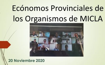 REUNIÓN ECÓNOMOS PROVINCIALES  – MICLA