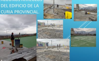 Arreglos del Edificio de la Curia Provincial.
