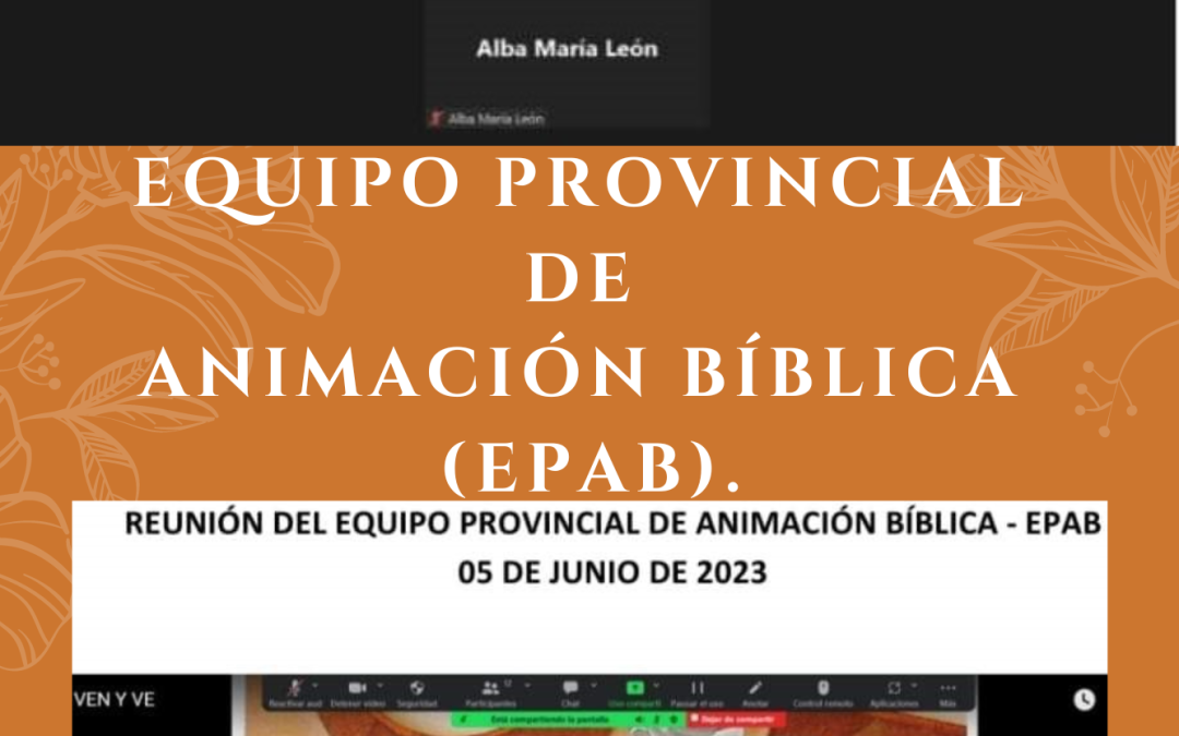 REUNIÓN DEL EQUIPO PROVINCIAL DE BIBLIA