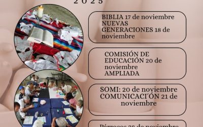 ACTIVIDADES PASTORALES – NOVIEMBRE